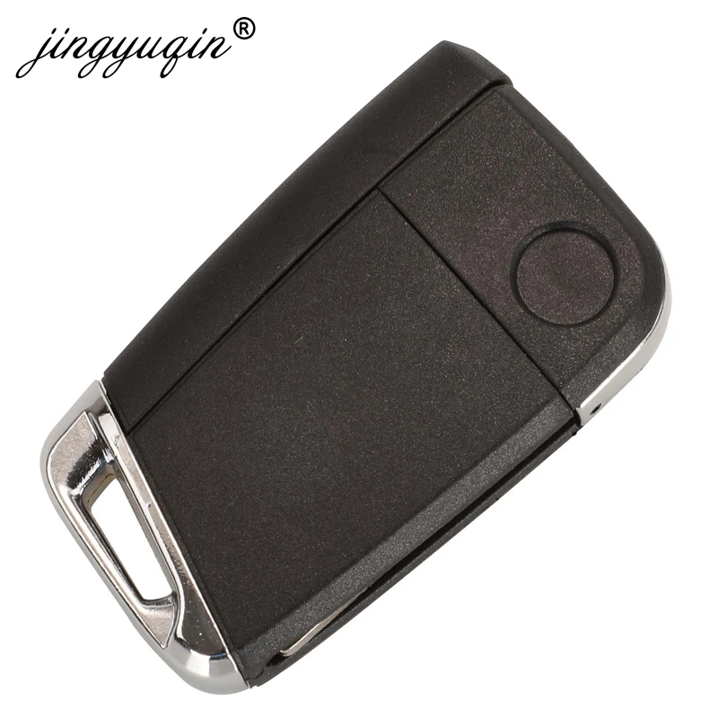 jinyuqin Flip Folding Car Key Shell for Vw Seat Ibiza Skoda Superb Golf Mk7 Passat B8 Tiguan allspace Remote Key Case 4 Buttons