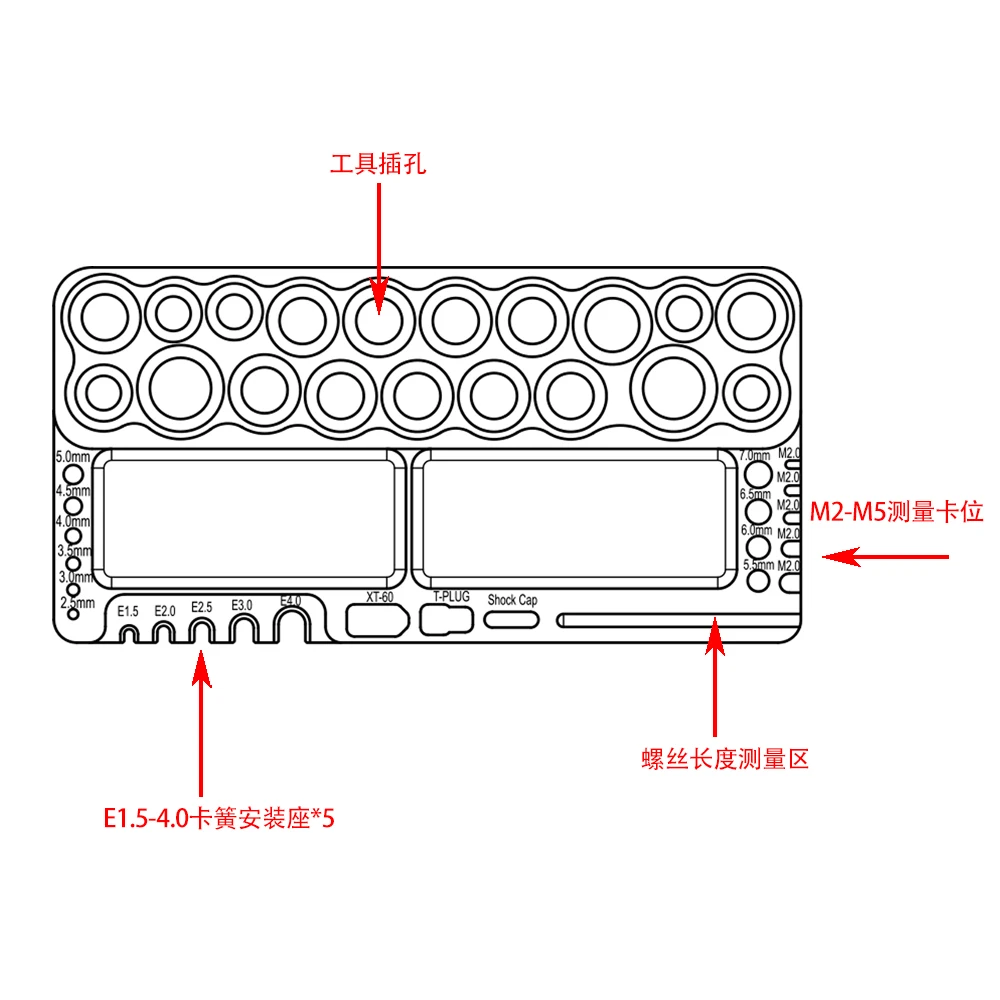 Aluminium RC Auto Werkzeuge Lagerung Rack Schraubendreher Halter Organizer Ständer Halter für RC Auto Lkw Quadcopters