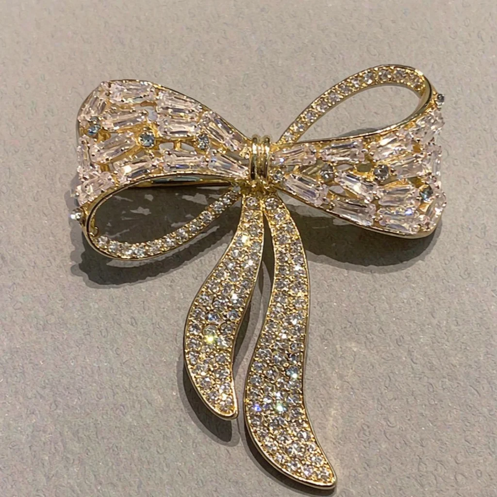2026 Date Out Accessories Decorative Pins Women's Suit Pins Exquisite Brooches Corsages Themed Brooches Personalized DIY Shoe Accessories Decorative Buckles Simple High-End Shoe Decorations Necktie Accessories Anti-Exposure Device Bow Tie Accessories Anti-Exposure Brooches Badge Brooches Ins