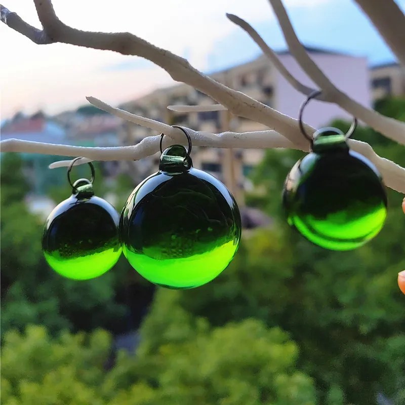 Hot Selling 20mm/30mm/40mm Glass Magic Smooth Ball Feng Shui Sphere Rainbow Collector Christmas Tree Hanging Garden Decoration