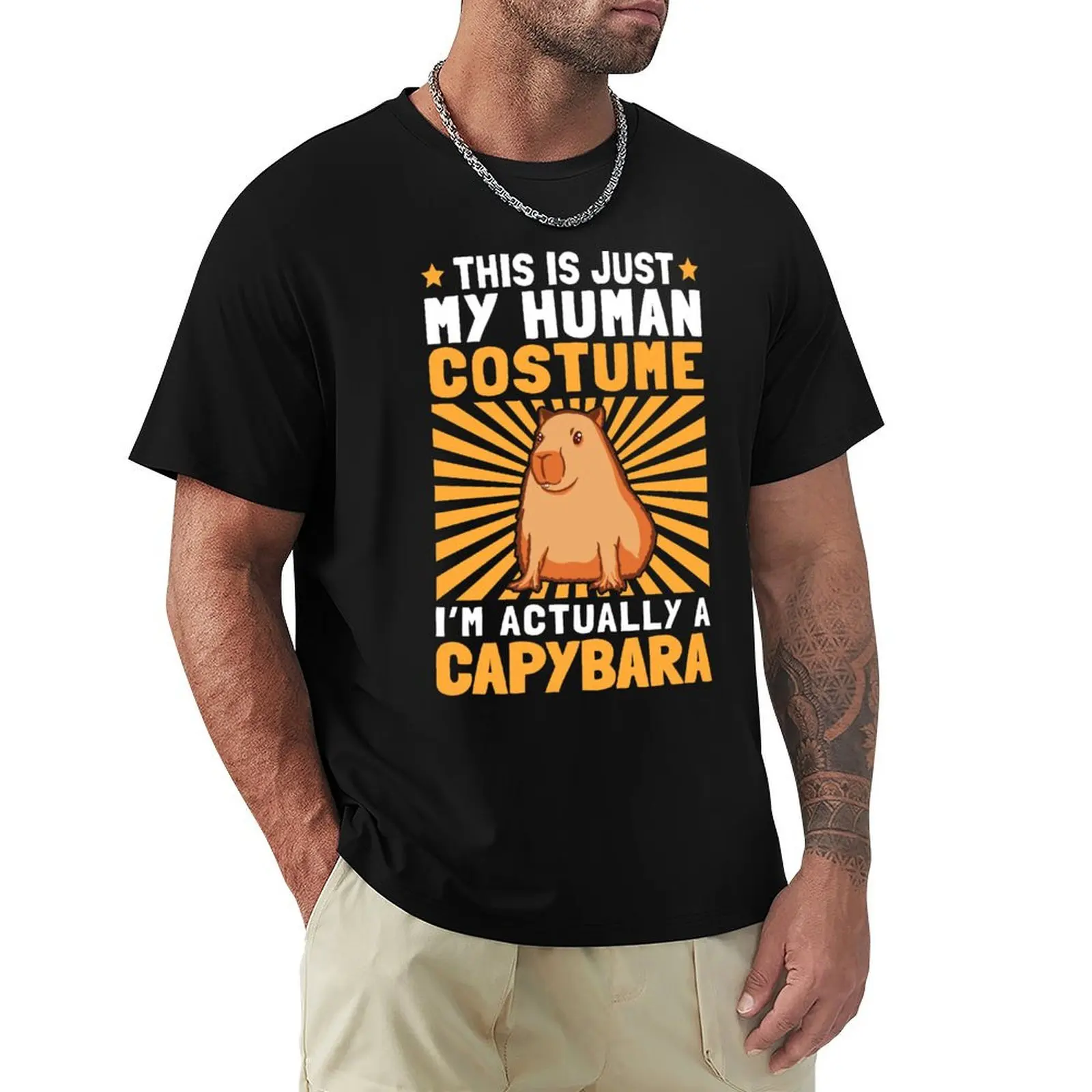 

Capybara Costume Capybara Rodent Gift T-Shirt Personalized t-shirt anime shirt black t shirts for men