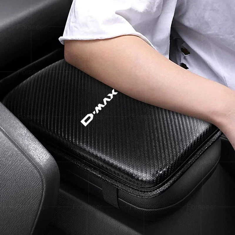 Car Armrest Pad Auto Interior Accessories Fit For Isuzu D-max Dmax 2012-2017 2018 2019 2020 2021 2022 2023 2024 Dmax Accessory