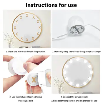 6 best sales oświetlenie lustra toaletkowego - №5