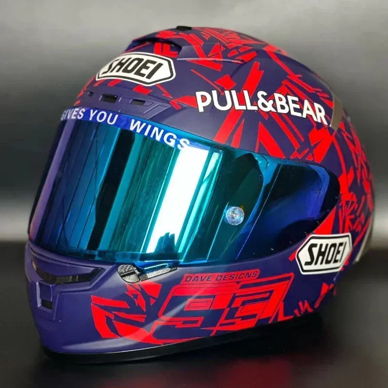 

Shoei X-Spirit III Dazzle TC-1 Full Face Helmet X-Fourteen X-14 X14 Motorcycle Helmets Riding Motocross Racing Motobike Helmet