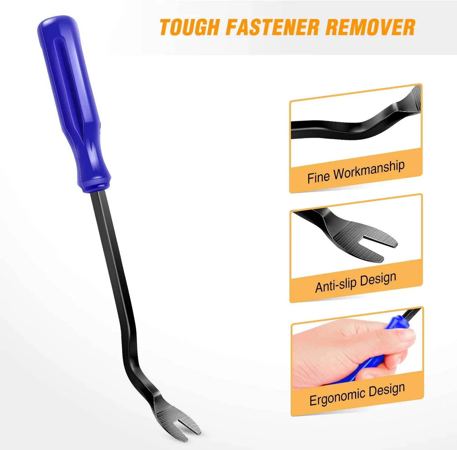 Auto Trim Removal Tool Kit No-Scratch Tool Kit for Car Audio Dash Panel Window Molding Fastener Remover Tool Kit