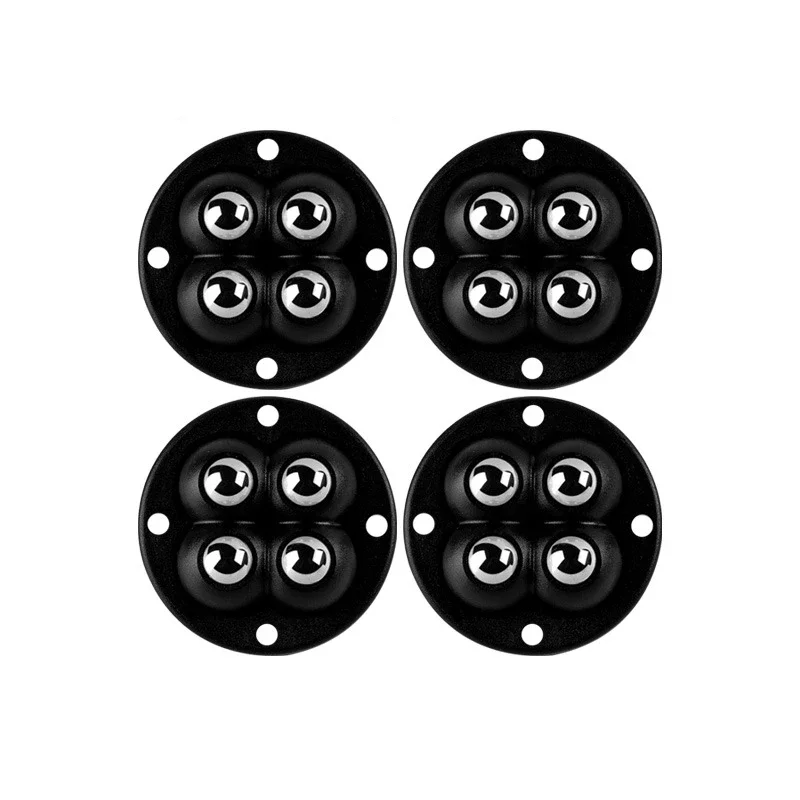 1-8 Pcs Universal Wheel Pulley Base Can Be Pasted Ball Caster Roller Swivel Chair Silent Furniture Mobile Small Wheels