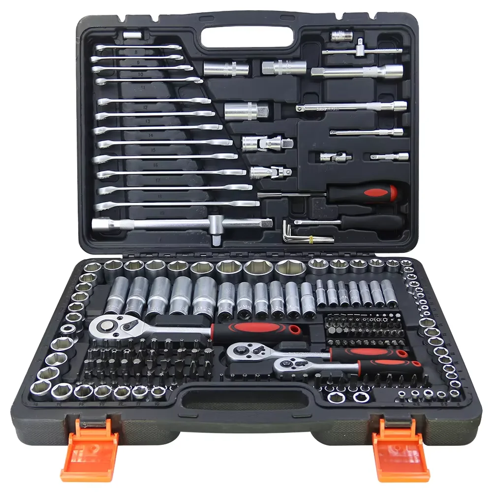 

216pcs Socket Ratchet Wrench Combination Tool Kits Hand Spanner Screwdriver Tool Car Repair Wrench Tool Set