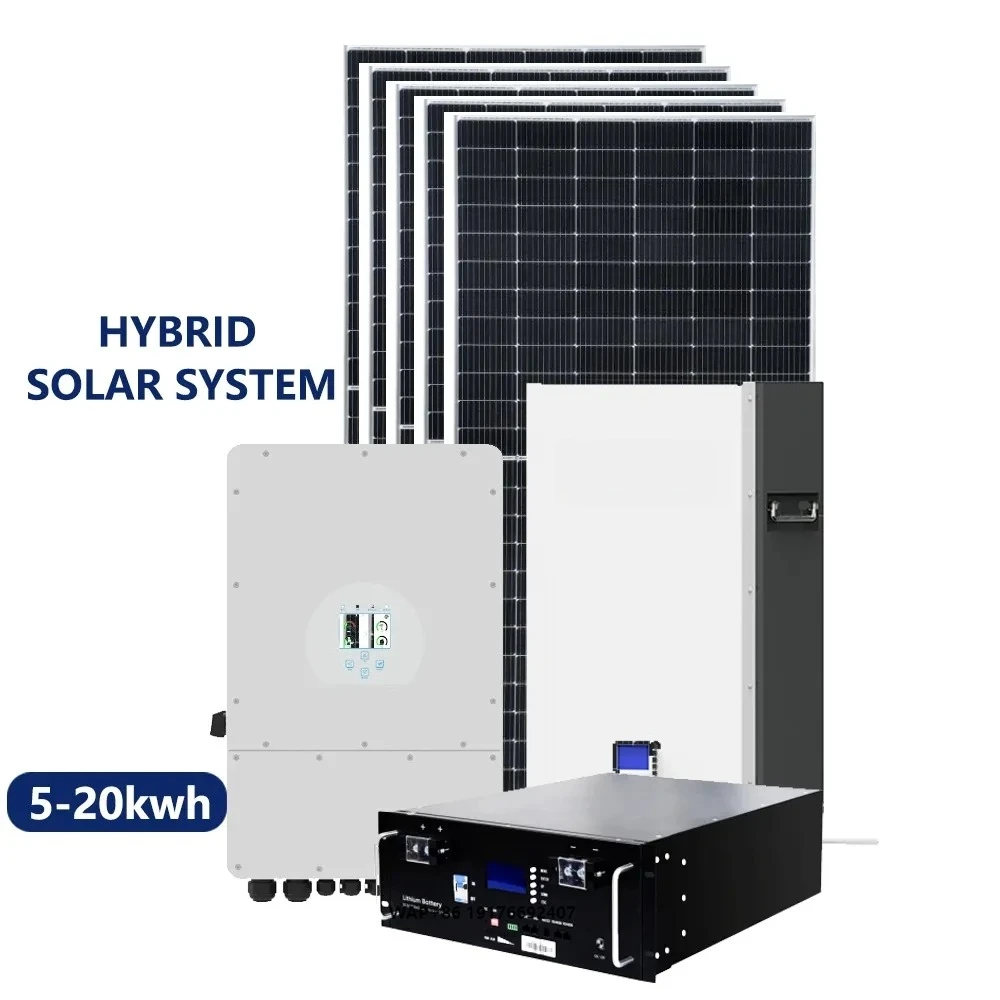 Maßgeschneiderte Solarpanel-Energie-Hybridsysteme Deye 10kW 20kW On-Off-Grid-System für den Heimgebrauch