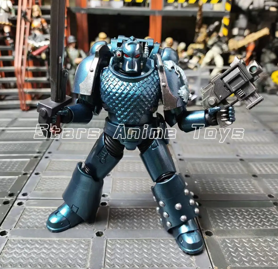

1/18 Action Fique Original JOYTOY Warhammer The Horus Heresy Alpha Legion Headhunter Prime Model Toys