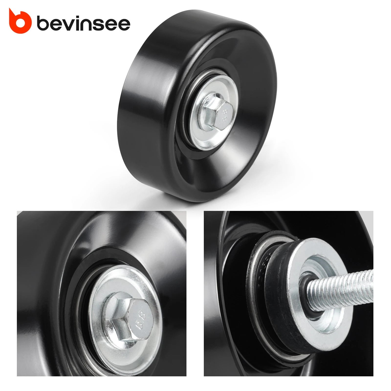 

Drive Belt Idler Pulley 12669569, for 4.8L 5.3L 6.0L 6.2L Engine, for Cadillac Escalade, for Hummer H2, for Chevrolet for GMC