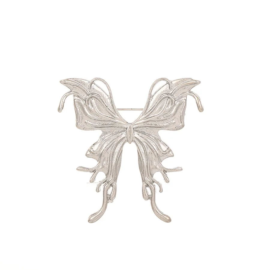 

New fluid butterfly brooch design sense alloy plated corsage, blazer pin