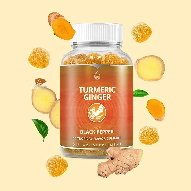 

1 Bottle of Curcumin Turmeric Ginger Gummies health food