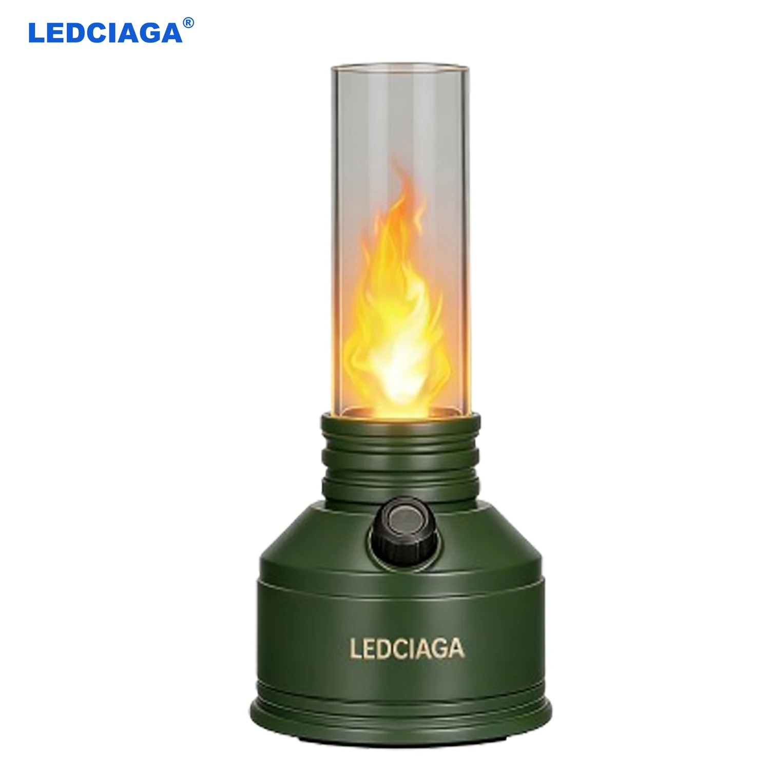 LEDCIAGA Gen2 Realistic Portable LED Vintage Flame Night Lamp Table Light for Yard Patio Garden Birthday  Decorative  Camping