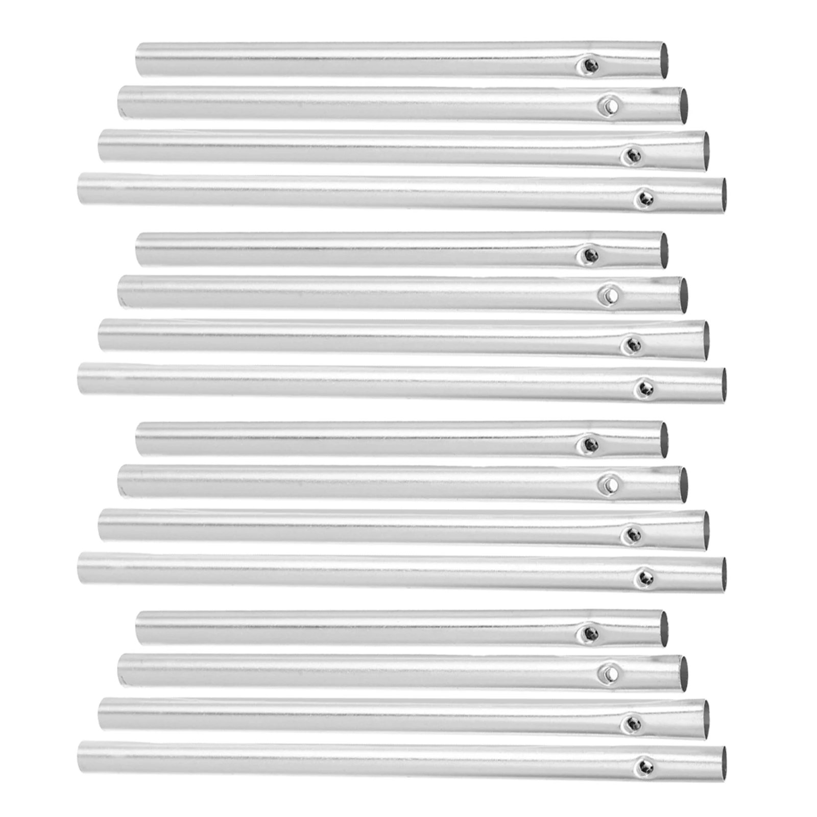 

12Pcs Aluminum Wind Chime Tubes Lightweight Easy Install Craft Tubes for DIY Wind Chime Kit Outdoor Garden Ambiance Decor