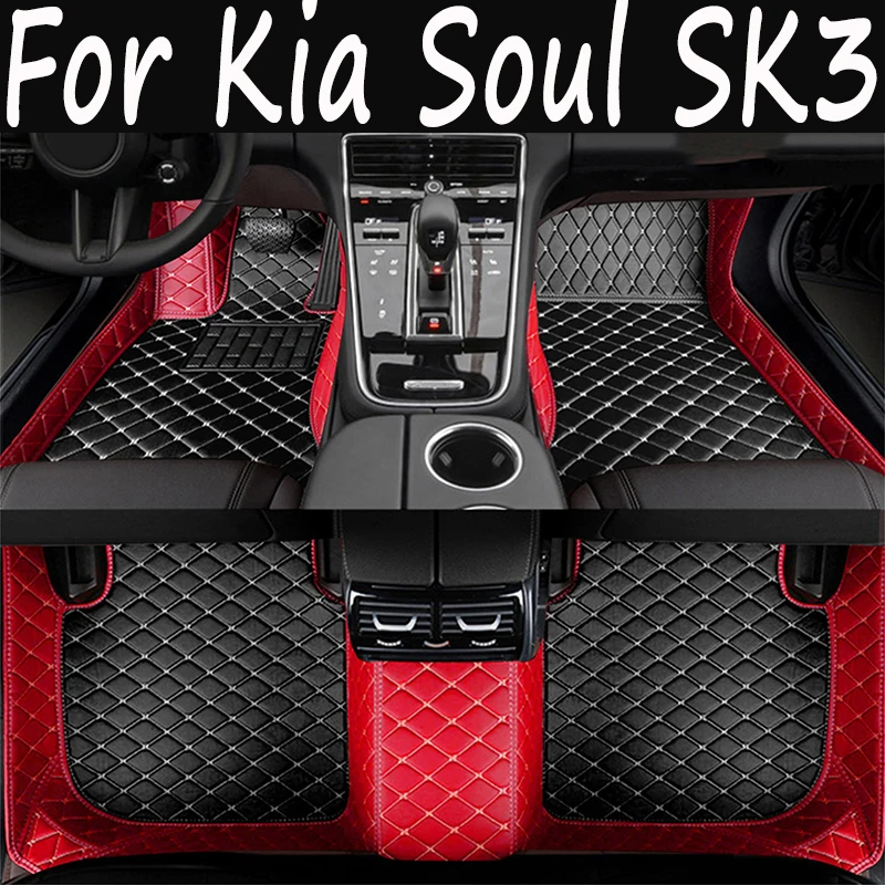 

Car Floor Mats For Kia Soul SK3 2020~2022 Anti-dirt Pads Accesorios Para Auto Waterproof Floor Mats Rug Car Interior Accessories