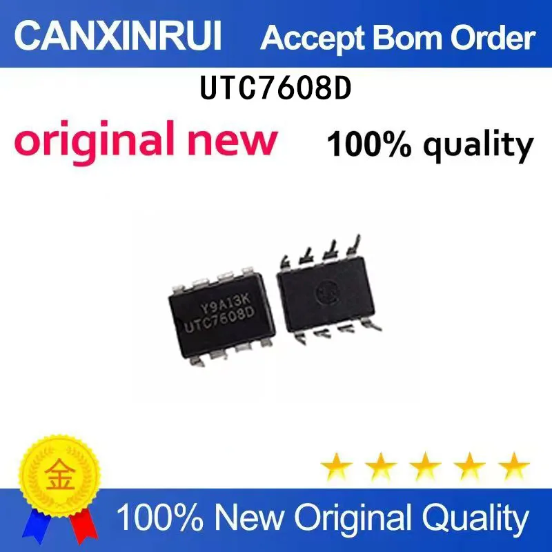 (5-100 Pieces) New original UTC7608D UTC7608 direct insertion DIP-8 auxiliary power management IC chip