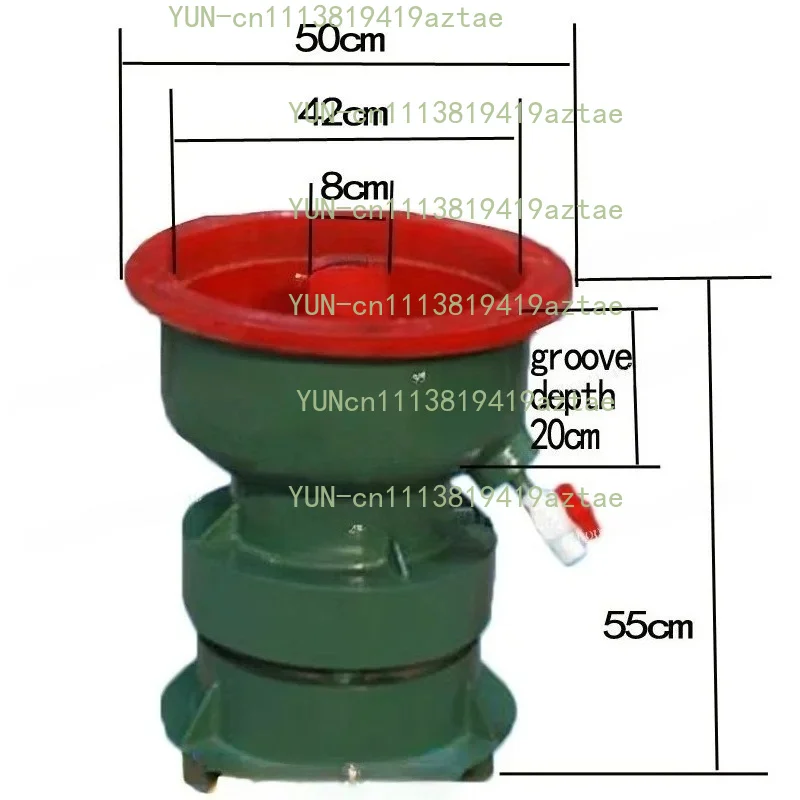 Vibratory Polishing Grinding Straight Mouth Discharge Material Vibratory Polisher Machine 220/380V