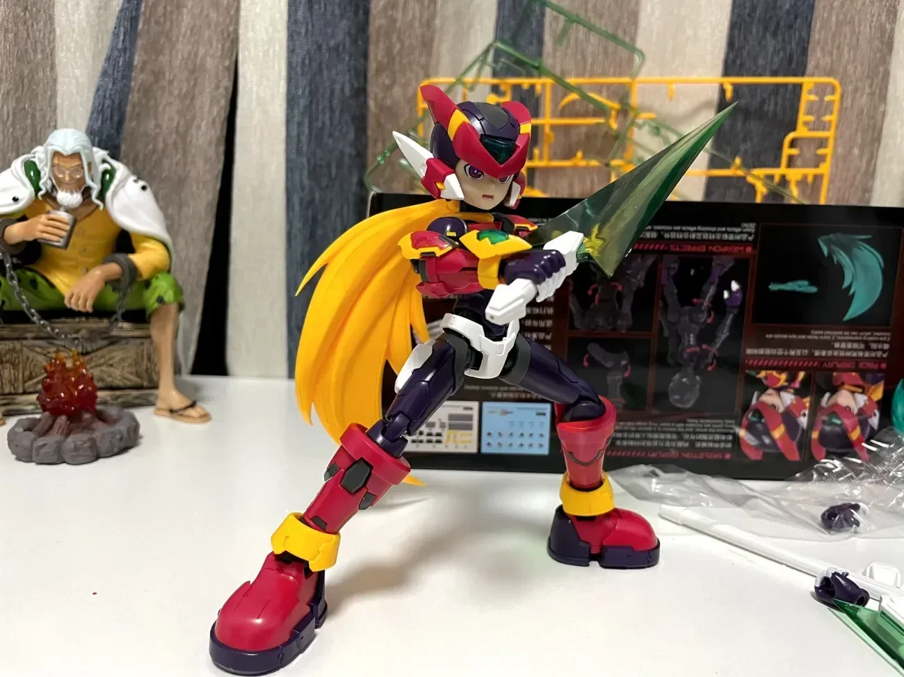 Megaman X Zero Rockman In Stock Original Kotobukiya  Kp-498 1/12 Scale Full Action Plastic Model Kit   Anime Action Figure