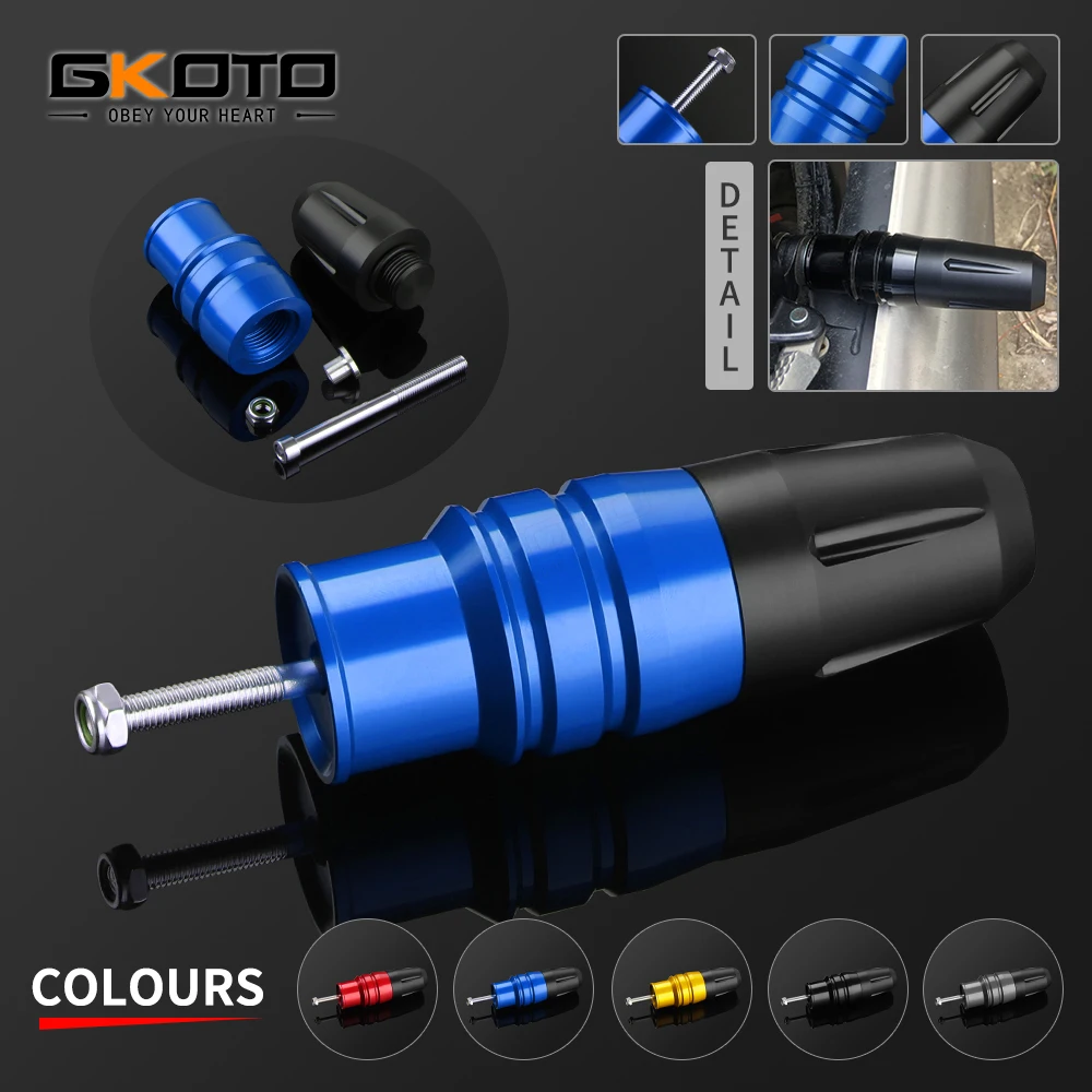 Para suzuki gsxr 1000 600 1300 750 gsx 1000 1300r 250r parafuso da motocicleta cnc crash pads escape sliders crash protector