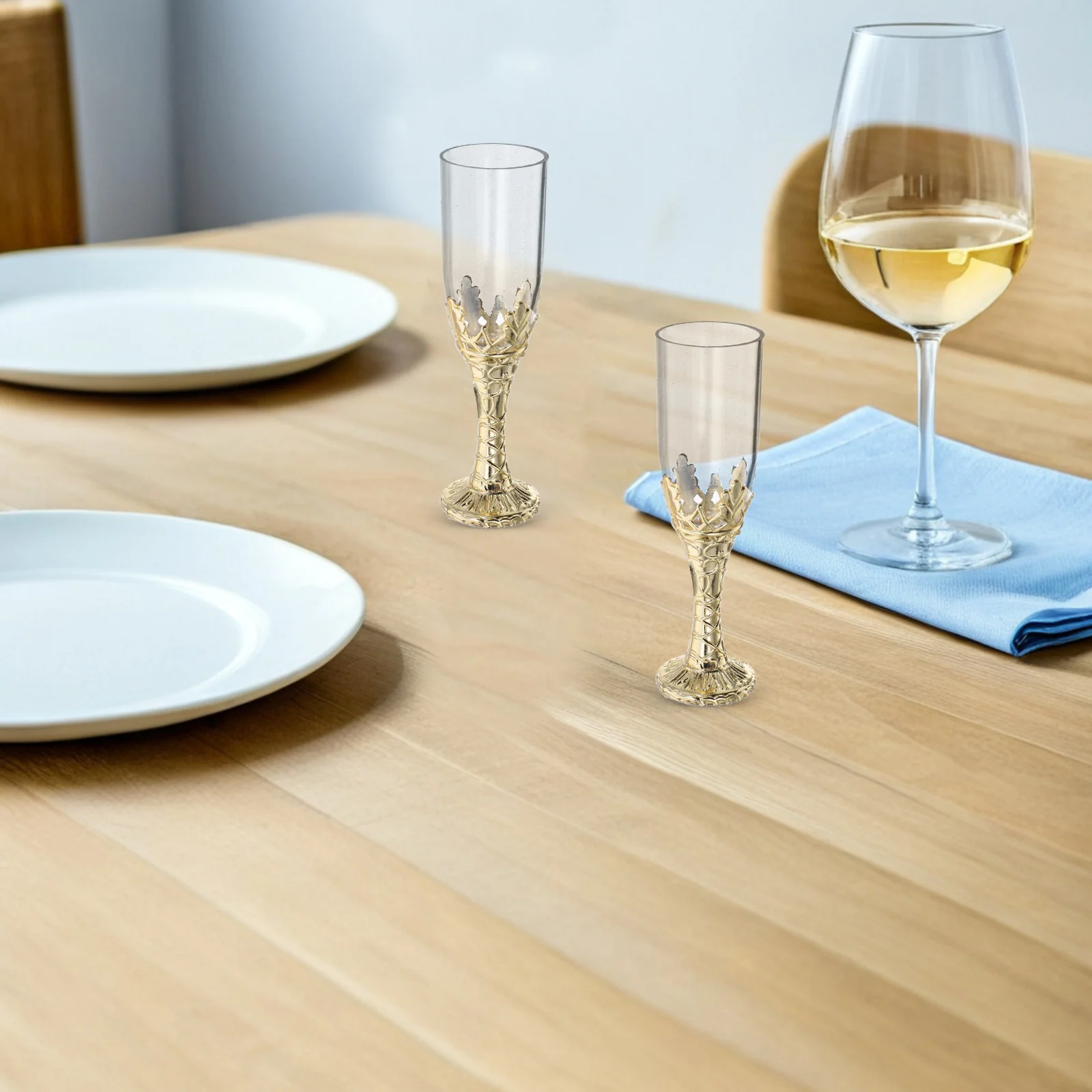 6 قطعة كؤوس العقيق لتزيين الكنيسة أكواب بلاستيكية أنيقة للتواصل في القرون الوسطى كؤوس للشرب على الطراز القوطي لحفلات الزفاف