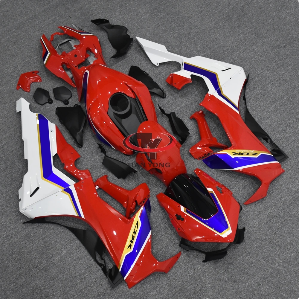 Bodywork Cowling Red blue white gold stripes Motorcycle For CBR1000RR 2017 2018 2019 2020 CBR 1000RR Full Fairing Kit Injection