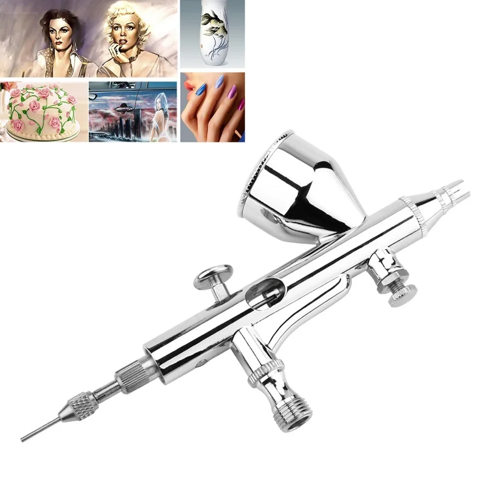

0.2MM Airbrush Kit Gravity Feed Multi-Purpose Painting Airbrush Dual Action Pneumatic Spray Pen Art Airbrush Painting