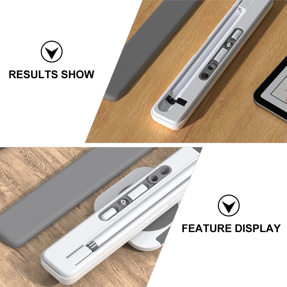 

1Pcs Wireless Charging Pencil Storage Case Holder 280mAh Compartment Portable Charging Indicator Compatible Pencil