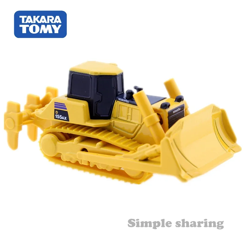 Takara Tomy Tomica No. 56 Komatsu Bulldozer D155AX-6 Scale 1/109 Construction Vehicle Diecast Metal Model Kit Toys For Children