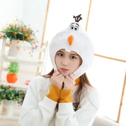 Cartoon Cosplay Olaf Decorative Hat Kawaii Style Spoof Headgear Cute Funny Photo Props Warm Hat