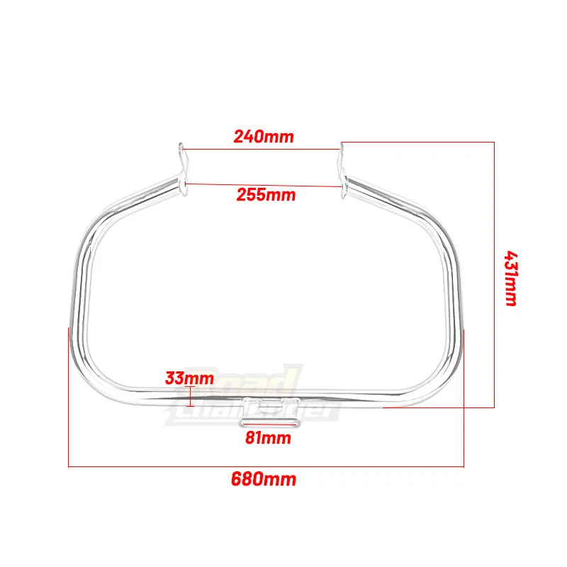 Motorcycle Engine Guard Crash Bar Chrom For HONDA MAGNA250 VF250 VF 250 Dragon Dog 250 1994-2007