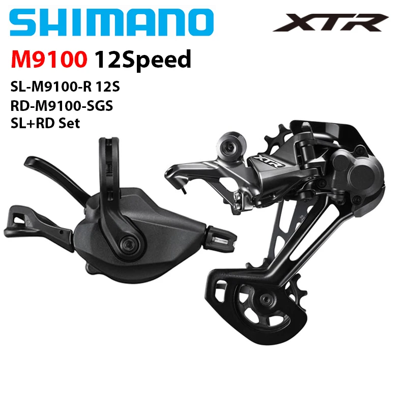 SHIMANO XTR M9100 1x12Speed for Mountain Bike M9100 Shifter RD Rear Derailleur SGS 12 Speed Original Bike Parts