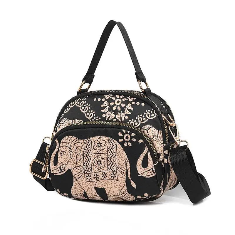 

Fashionable Canvas Oxford Fabric Shoulder Crossbody Bag for Women Waterproof Street Style Trendy Handbag Handheld Bag