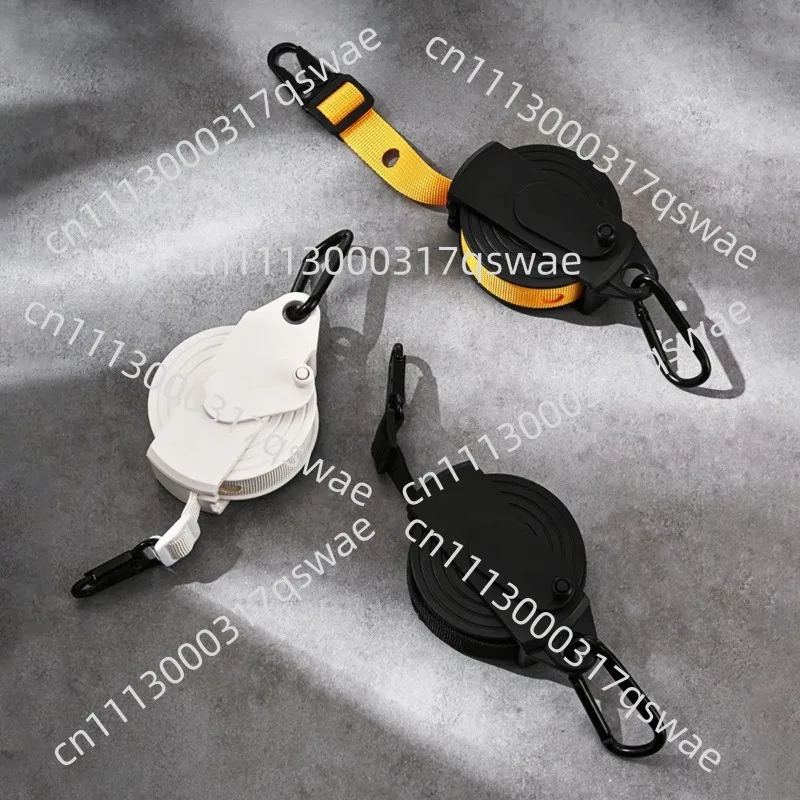 Retractable clothesline with perforated portable heavy-duty laundry line, suitable for hanging for a variety of purposes