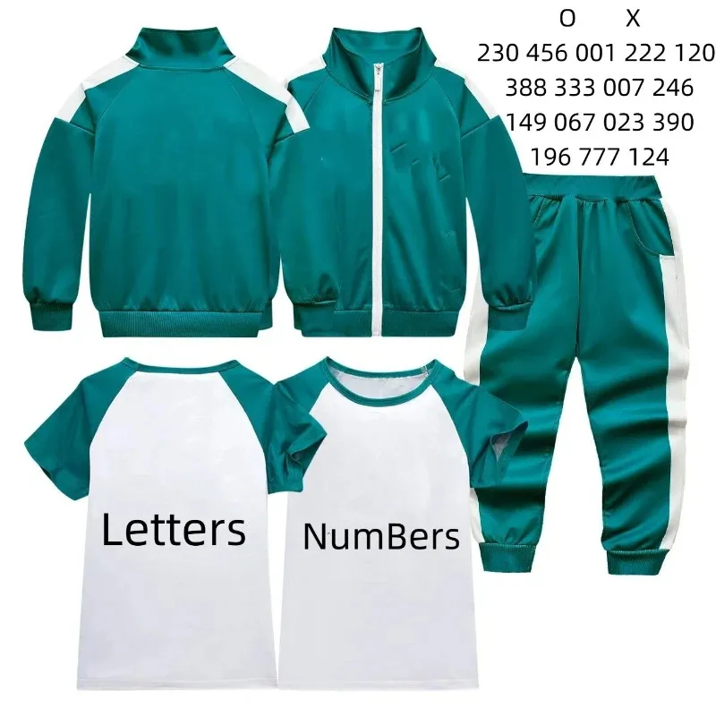 ليو 2025 جديد للجنسين كالاماري لعبة تأثيري حلي ألعاب الهالوين حفلة رياضية وتتسابق الدعائم أرقام 222 001 456 T-shi ★ ★ ★