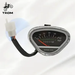 CT70 DAX Speedometer 50MPH 6V or 12V LCD Speedo for CT70 Honda 1969-1971 motorcycle Headlight Buckets