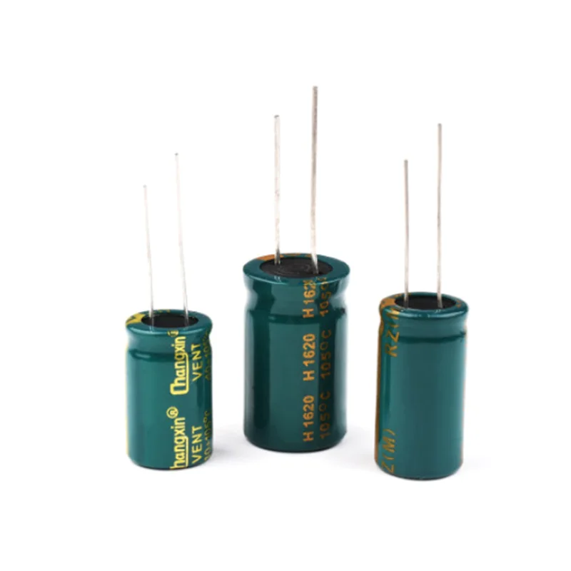 High Frequency Low Resistance Aluminium Capacitor 10V 16V 25V 35V 50V 63V 100V 400V 450V 100 220 330 1000 2200 3300 4700 6800UF