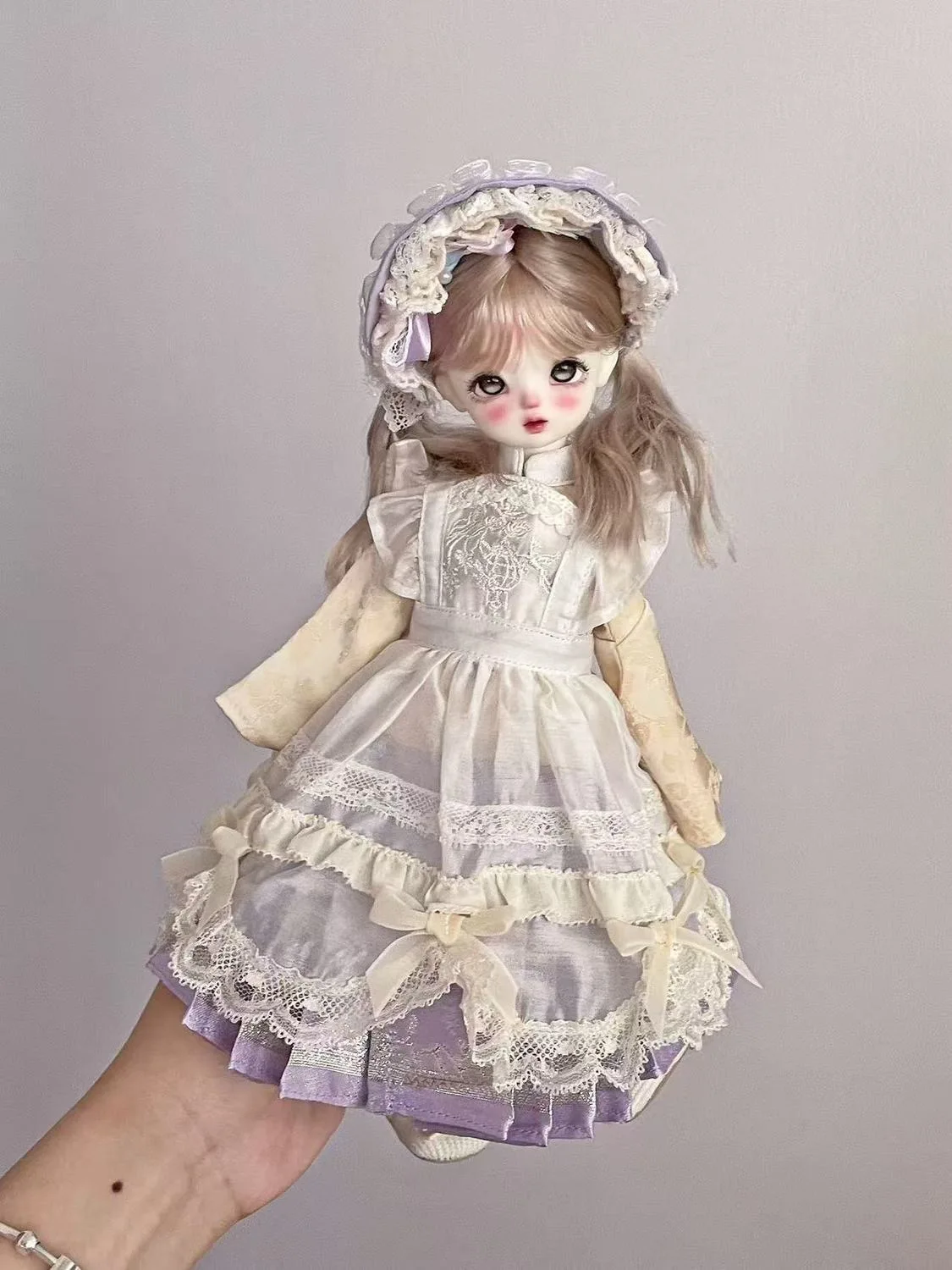 （customization 30day）BJD doll clothes suitable for azone 1/6 size Cute suspender skirt clothing set doll accessories (5 points)