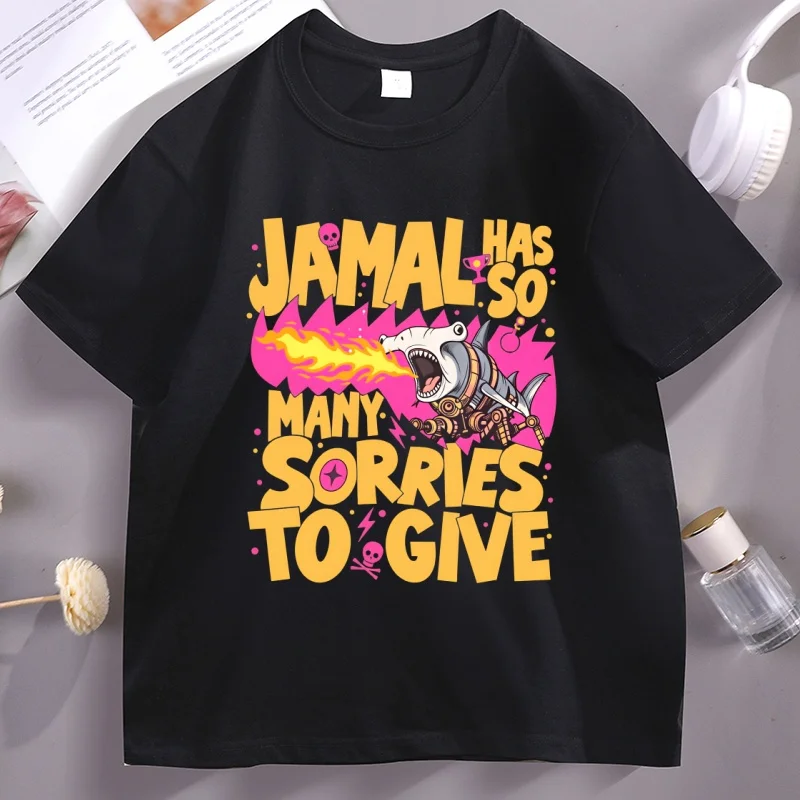 Jamal Has So Many Sorries To Give T Shirt Men Women Dungeon Crawler Carl Tee Funny Graphic T Shirts Cotton Short Sleevet Ees