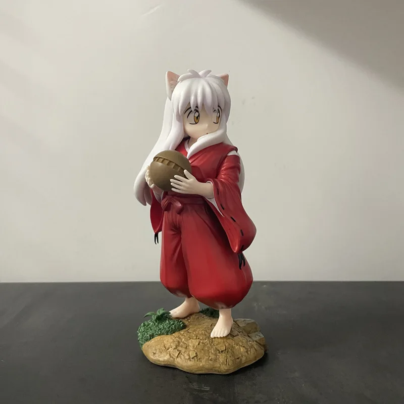 Anime Inuyasha Figures Cute Inuyasha Sesshoumaru Action Figures Children'S Standing Inuyasha Pvc Model Collection Toys Gifts