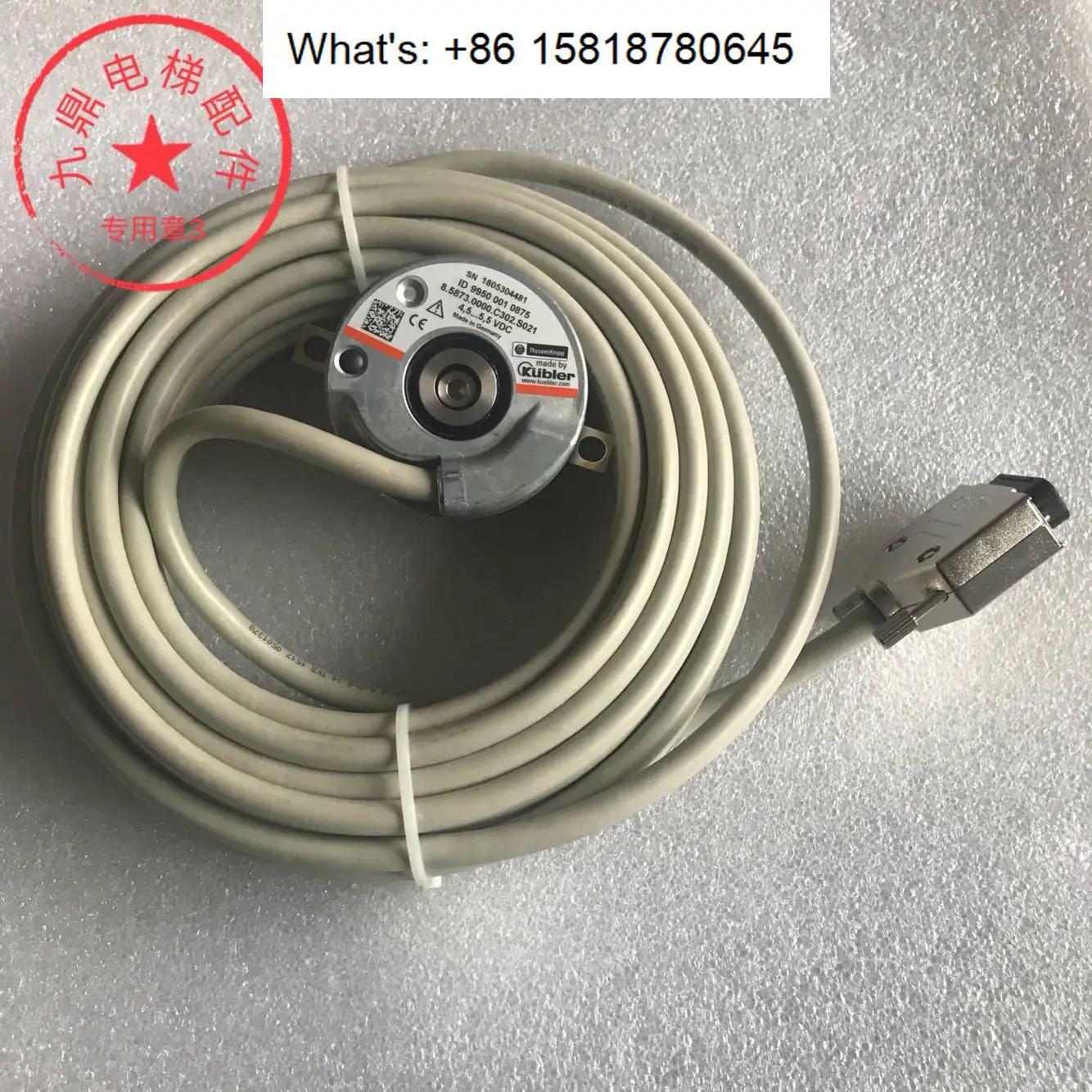 For Thy-sse.n Elevator Kub-ler Encoder ID99500010874, 99500010875 Second hand