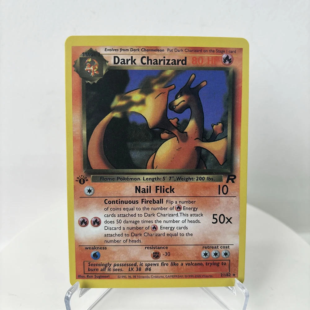 Custom Pokemon PKM  Proxy Cards B High Quality Table Game Cards Charizard Machamp Blaine’s Moltres Misty Dark Blastoise Sabrina