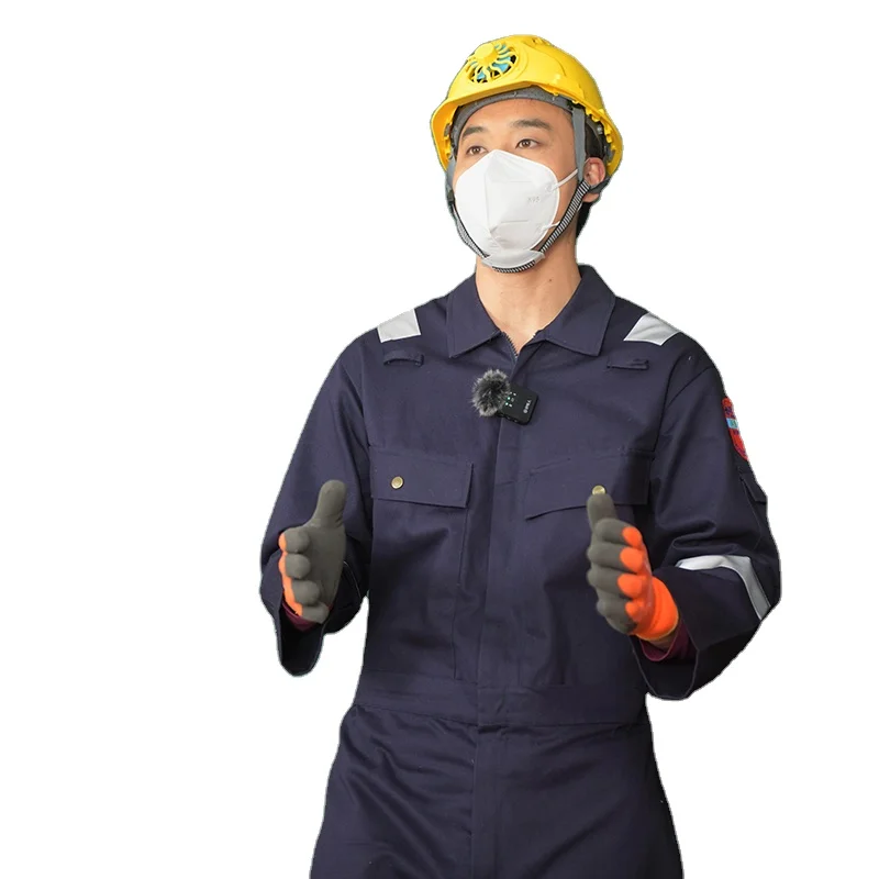 Hot sale Flame Retardant Workwear Hi Vis Cotton Fireproof Coverall Safety Clothing