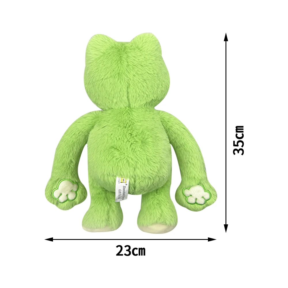 1 Pc carino morbido peluche bambola rana verde con simulazione ortodontica correzione bretelle denti clinica dentale ornamenti decorazione regalo