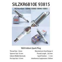3pcs 4pcs Original NGK Iridium Spark Plug SILZKR6B10E Applicable to K2 K3 K4 K5 IX25 etc