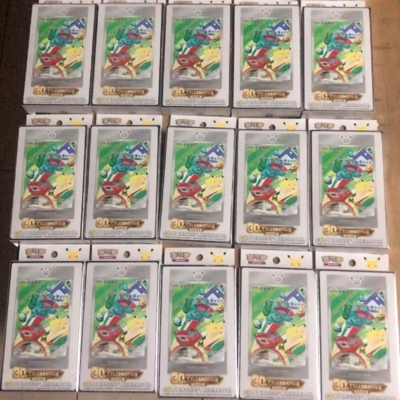 

Genuine Kayou Pokemon 30th Anniversary Celebration Vol 1 Special Illustration Set Partner Ptcg Collection Card Toy Blind Box