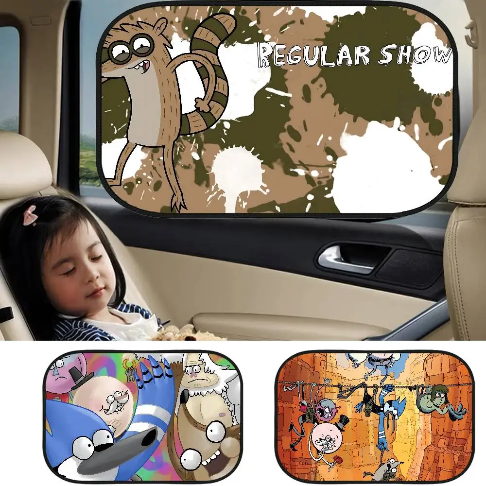 

R-обычный показ, затенение окна автомобиля, защита от солнца, теплоизоляция, солнцезащитный козырек, адсорбционный боковой козырек