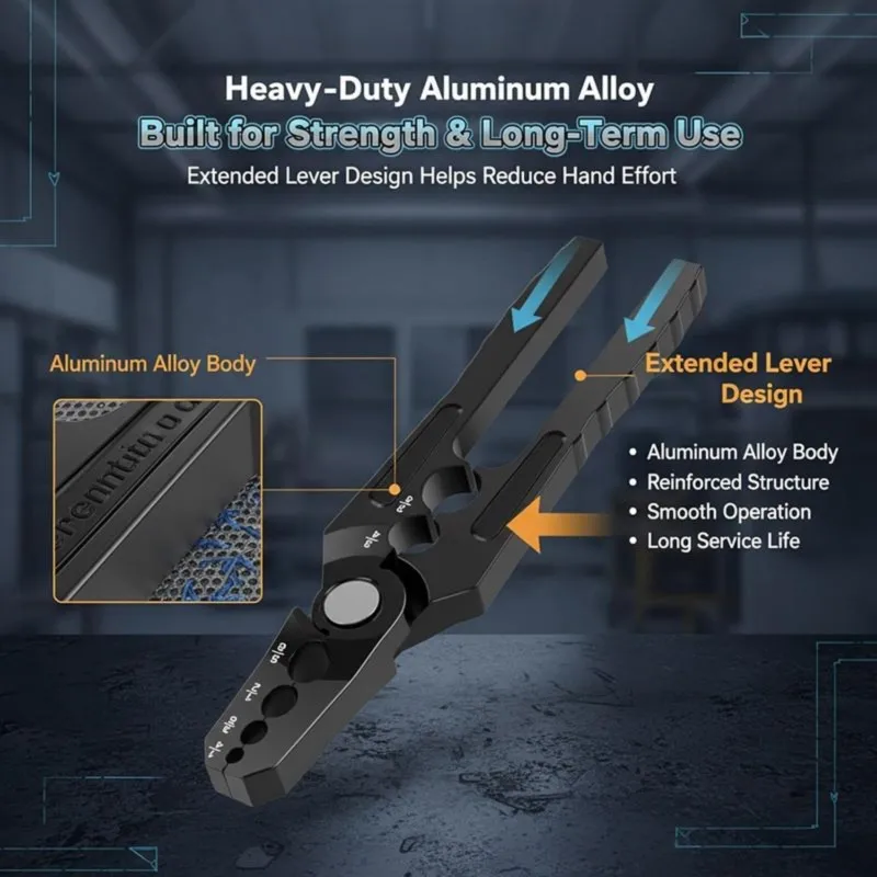 AC88 Copper Tube Rounder 6-Hole Manual Pipe Repair Tool 1/4