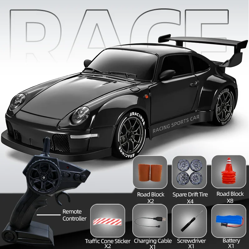 

Радиоуправляемая дрифт-машинка 4WD 1/24, высокоскоростная, 2.4G, на пульте управления, электрическая игрушка для мальчиков, подарок для детей