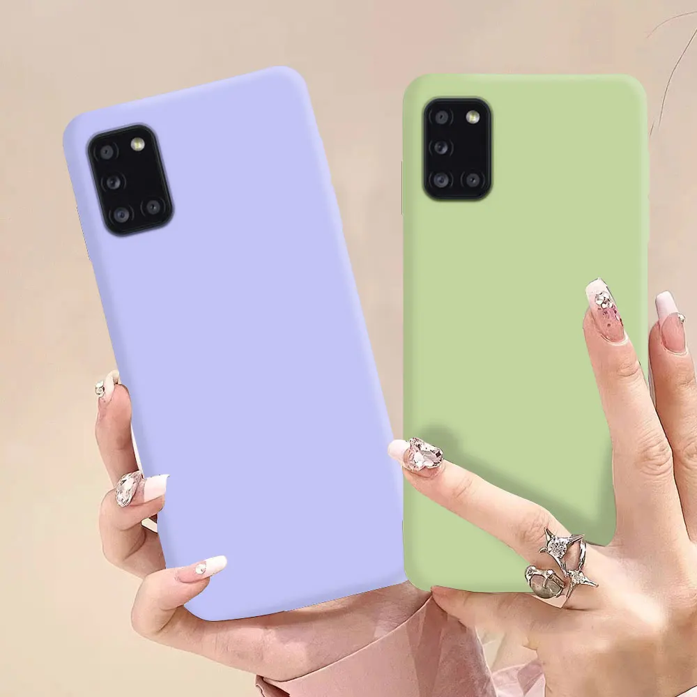Flüssige Silikonhülle für Samsung Galaxy A31 A41 A51 A71 A11 A21S A12 A22 A32 A42 A52 A52S A72 4G 5G stoßfeste Hülle – Detail 15