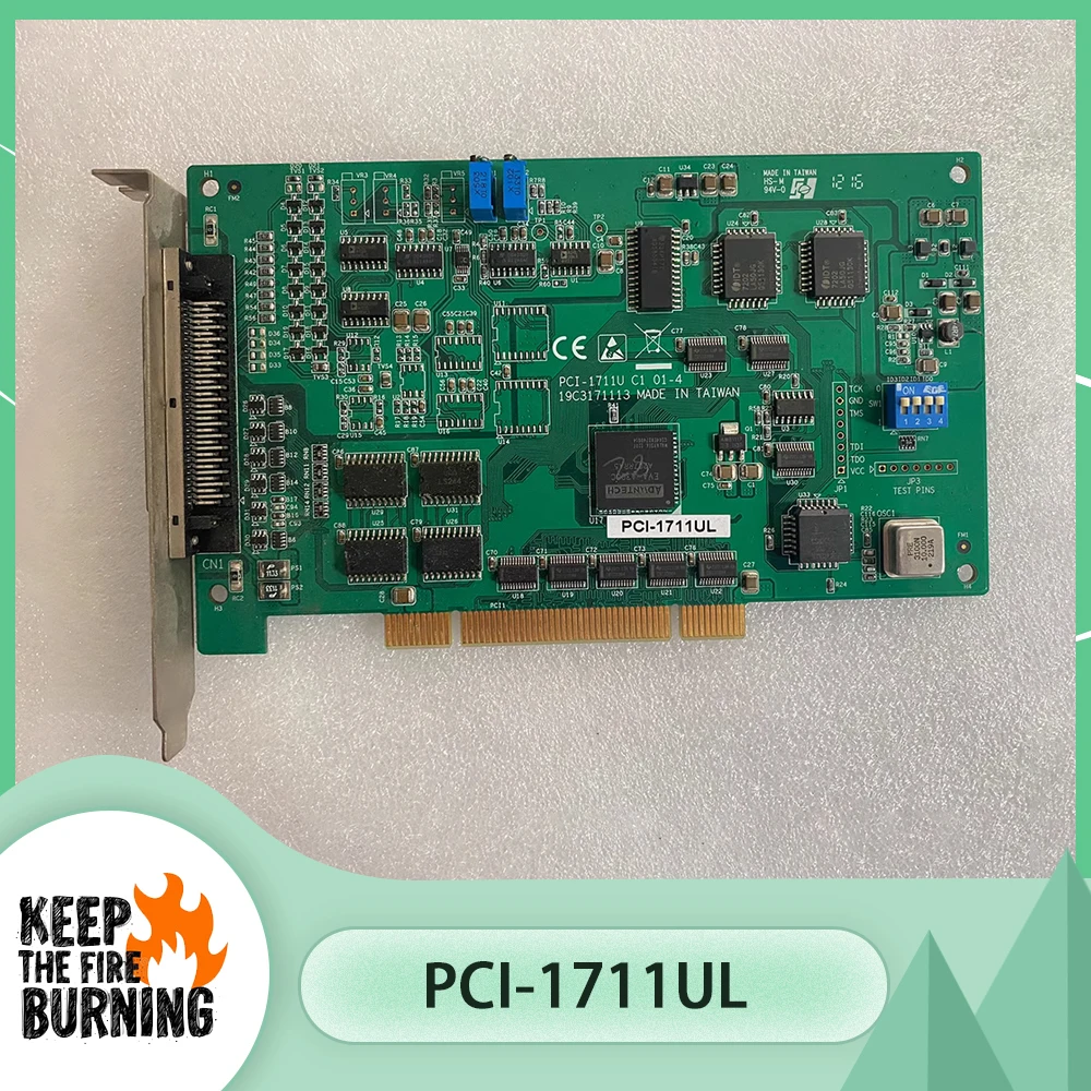 For Advantech 12 Bit Multi-Function Capture Card Universal Analog Output Free Board PCI-1711UL